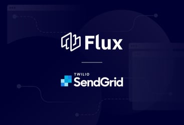Flux and Sendgrid logos