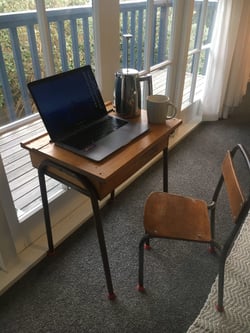 Trevs remote work set-up