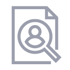 Page with magnifying glass