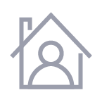 House with person inside
